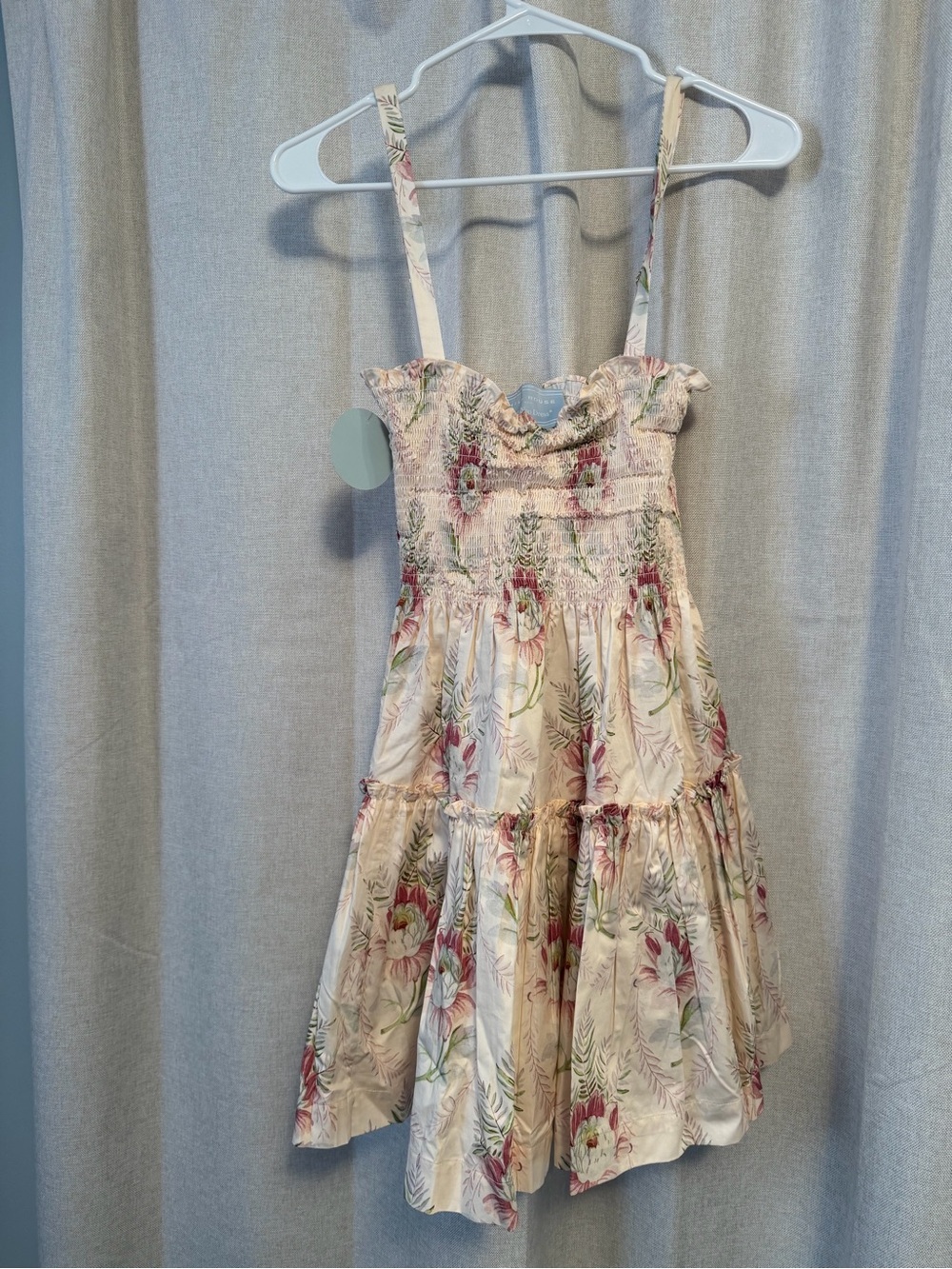 Floral Pink Tiered Sundress
